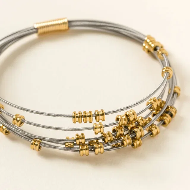 Guitar String Fidget Bangle